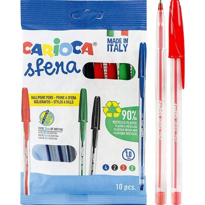 Carioca: Sfera színes golyóstoll 10db-os szett (160-2351)