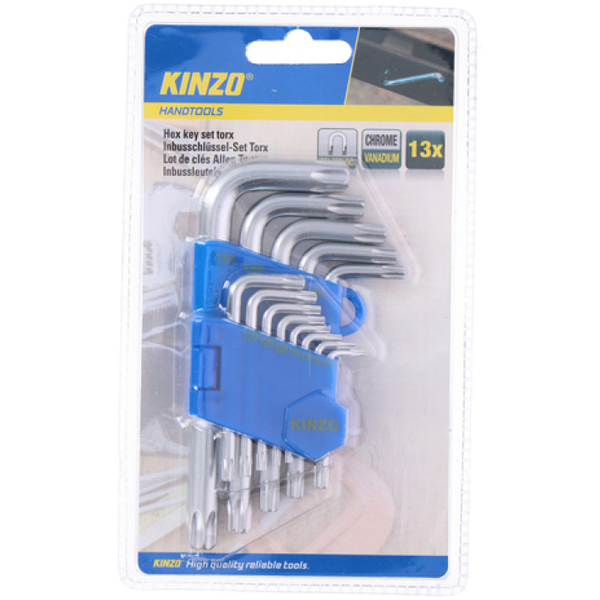 Kinzo , Torx imbuszkulcs készlet, 13 Db-os (33564043)