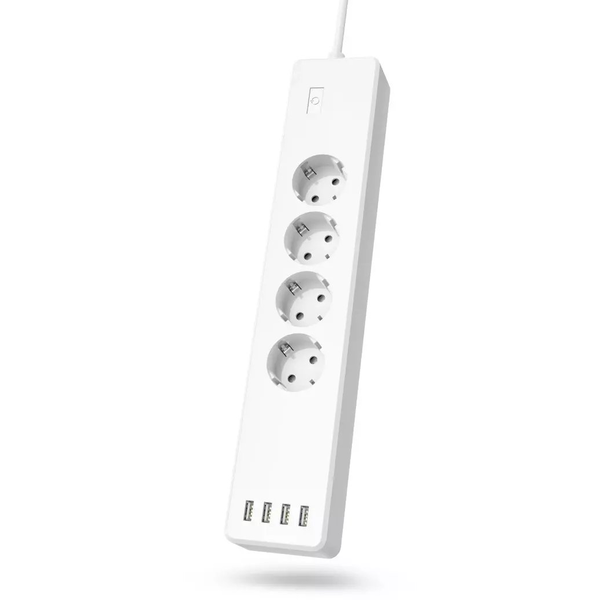 Hama 00176628 prolunghe e multiple 1,7 m 4 presa(e) AC Interno Bianco