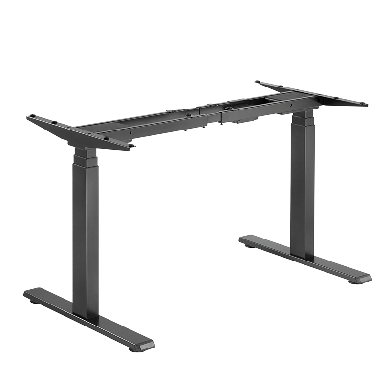 Logilink Elektromosan állítható asztalkeret, 3-szoros teleszkópos lábak, 2 motor, fekete (EO0051) (EO0051)