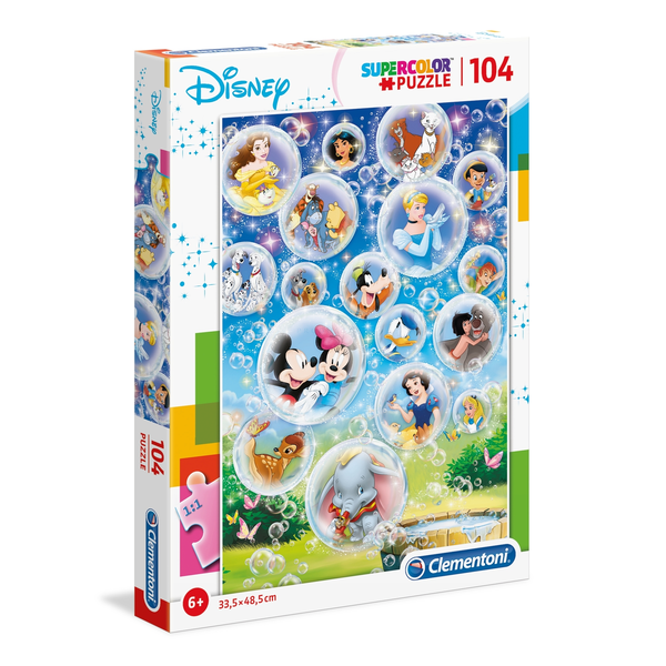 Clementoni Disney Classic Legpuzzel 104 stuk(s) Stripfiguren