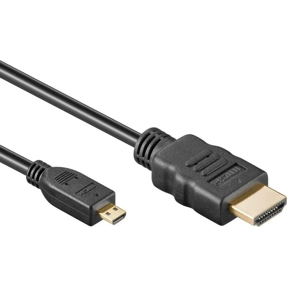 PREMIUMCORD HDMI Micro HDMI Átalakító Fekete 2m kphdmad2 (kphdmad2)
