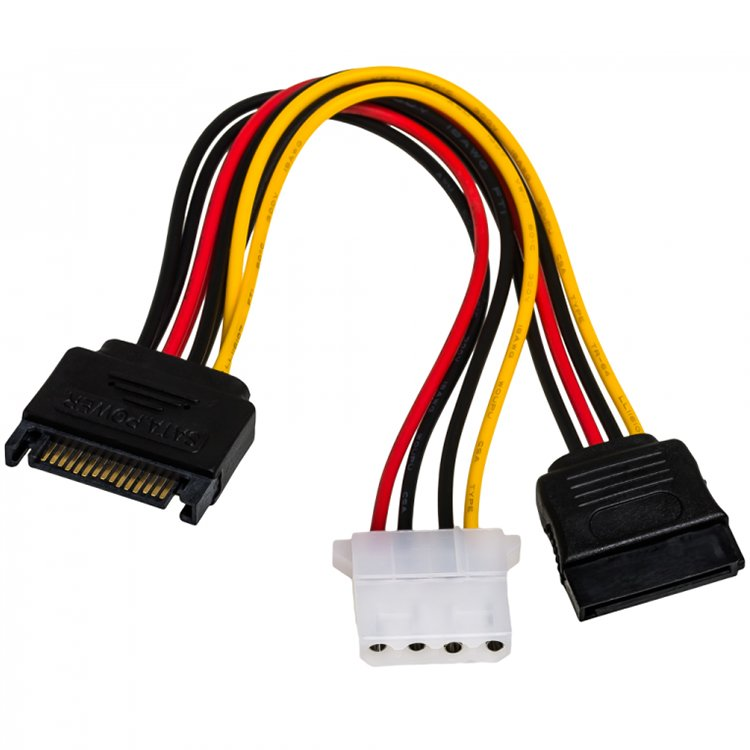Akyga AK-CA-32 SATA/SATA/MOLEX Adapter - 0.15m (AK-CA-32)