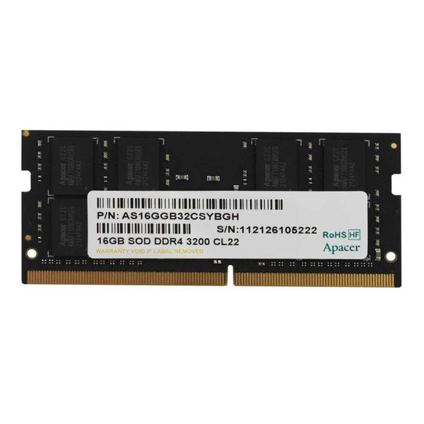 Paměť APACER 16GB DDR4 3200MHz SODIMM CL22 1.2V