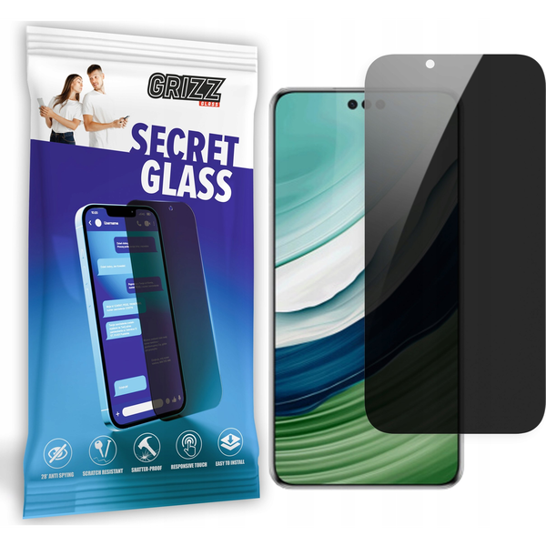  GrizzGlass Szkło prywatyzujące GrizzGlass SecretGlass do Huawei Mate 60 Pro