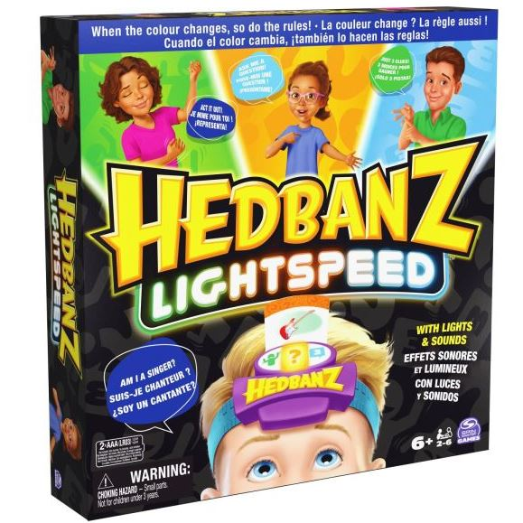 Spin Master Hedbanz: Fénysebesség társasjáték (6068653) (S6068653)