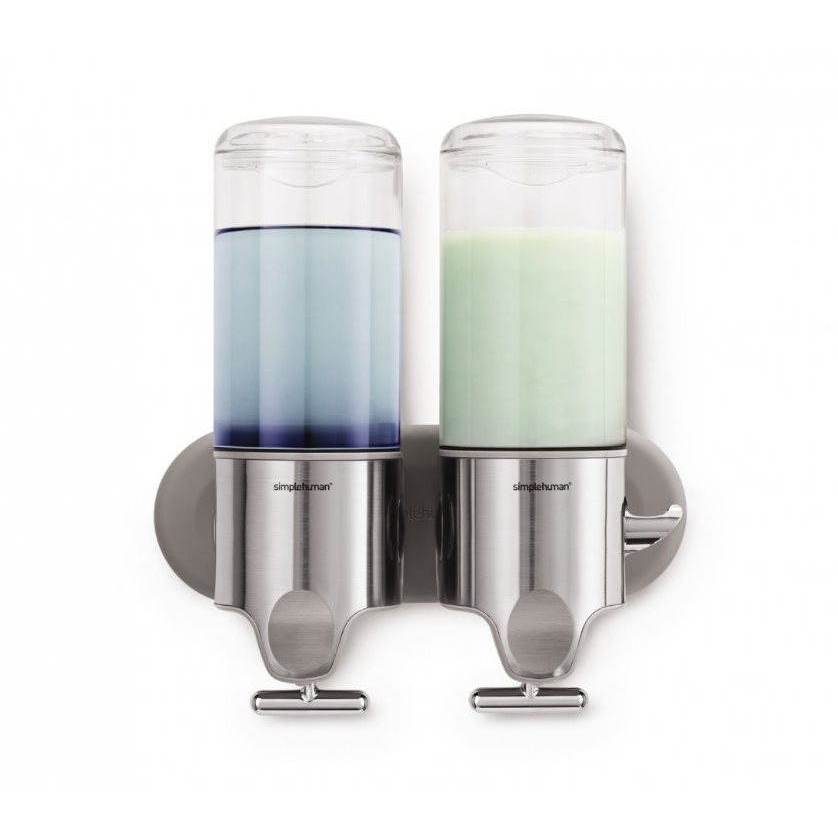 Simplehuman Falra szerelhető szappanadagoló, dupla (BT1028)