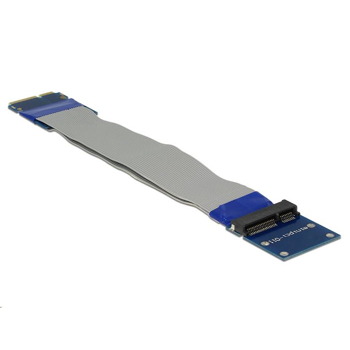 Delock Mini PCI Express / mSATA hosszabbító kábel 13cm (65837) (Delock 65837)