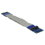 Delock Mini PCI Express / mSATA hosszabbító kábel 13cm (65837)
