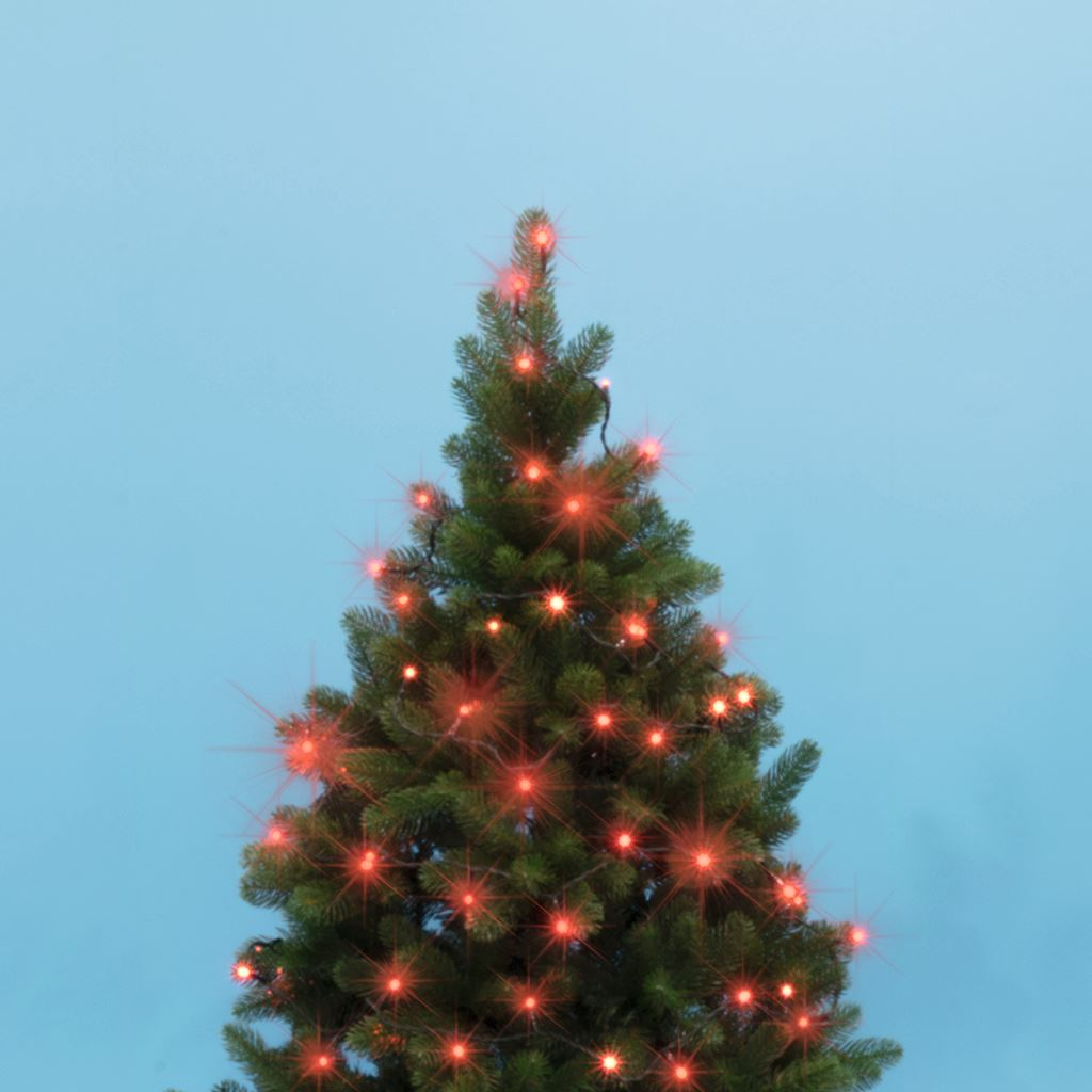 Somogyi KII 100/R LED-es beltéri fényfüzér, piros, 100 LED (KII 100/R)