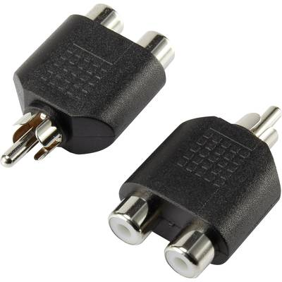 Y adaptér SpeaKa Professional SP-7870160 [1x cinch samec - 2x cinch samice]