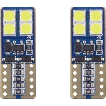  AMiO LED CANBUS 8SMD 2835 T10e (W5W) White 12V/24V