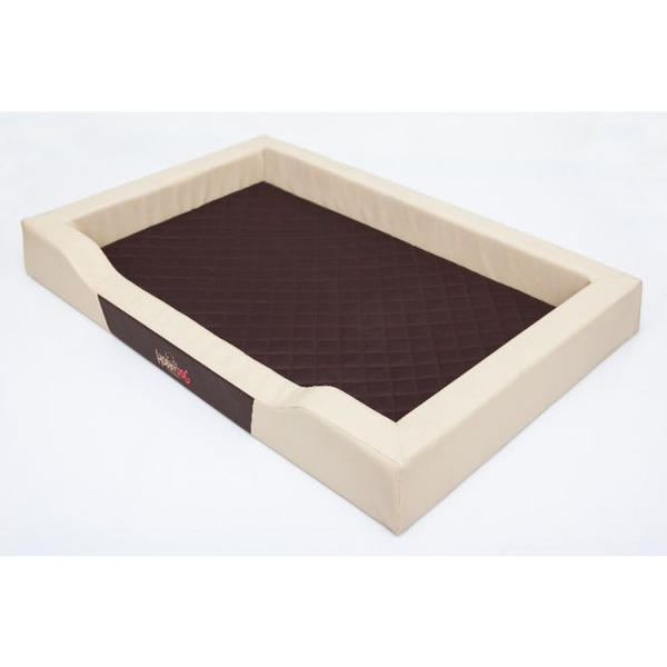 Hobbydog Legowisko Deluxe - Beżowo-brązowe XL