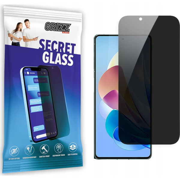  GrizzGlass Szkło prywatyzujące GrizzGlass SecretGlass do ZTE nubia Z40S Pro