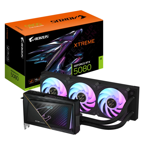 Gigabyte RTX 5080 16GB GDDR7 Aorus Xtreme Waterforce Videókártya