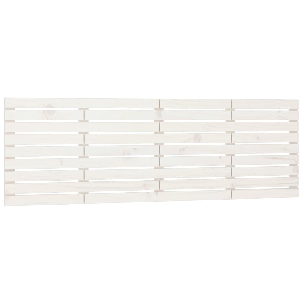 fehér tömör fenyőfa fali fejtámla 166x3x63 cm (824749)