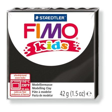 FIMO "Kids" gyurma 42g égethető fekete (8030-9) (8030-9)