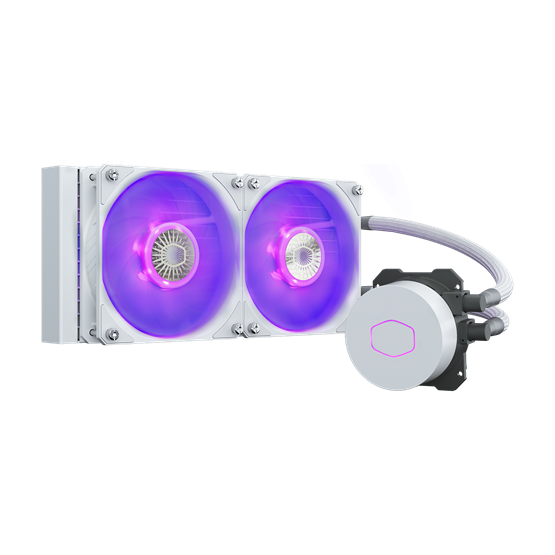 Fan Cooler Master -  ML240L V2 RGB White edition - Vízhűtés/Univerzális - MLW-D24M-A18PC-RW