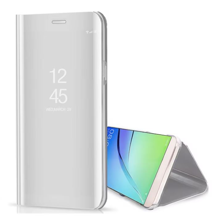 Gigapack Oppo Reno 8 aktív fliptok ezüstszínű (GP-137927) (GP-137927)