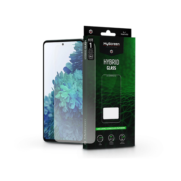 Samsung G780F Galaxy S20 FE/S20 FE 5G гъвкав стъклен протектор за екран - MyScreen Protector Hybrid Glass Green - прозрачен