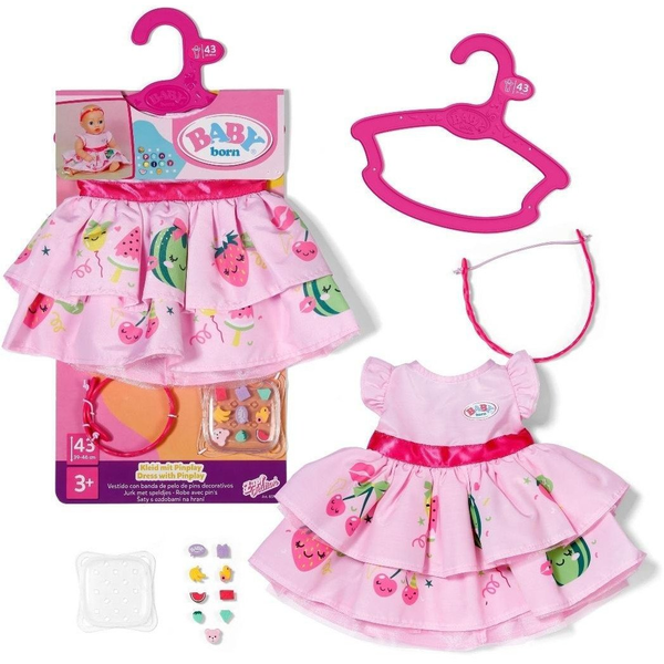 BABY born Dress with Pinplay 43cm Dukkekjole
