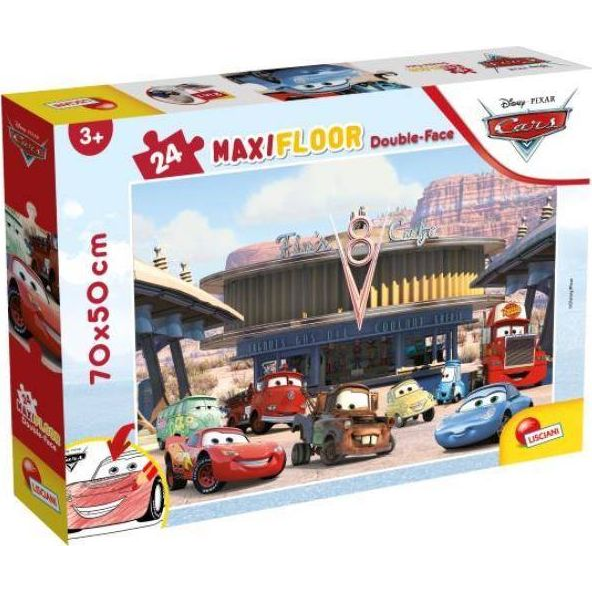 Verdák 2 az 1-ben maxi 24db-os puzzle és színező 70x50cm - Lisciani (452617)