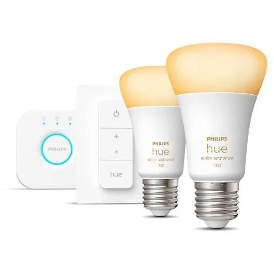 Philips Hue LED fényforrás E27 8W kezdőcsomag (929002468406) (929002468406)