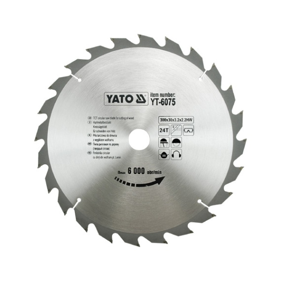 LÁTÓTÁRCSA 300X24TX30 MM YT-6075 YATO