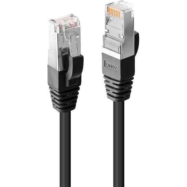 Lindy 45600 netværkskabel Sort 0,3 m Cat6 SF/UTP (S-FTP)