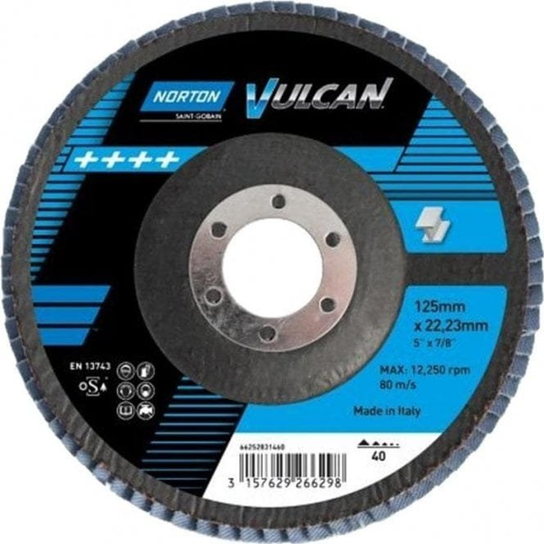  Norton Clipper Tarcza lamelkowa FLD FDTF 115x22 R842 NOR P80 VULNZ EU