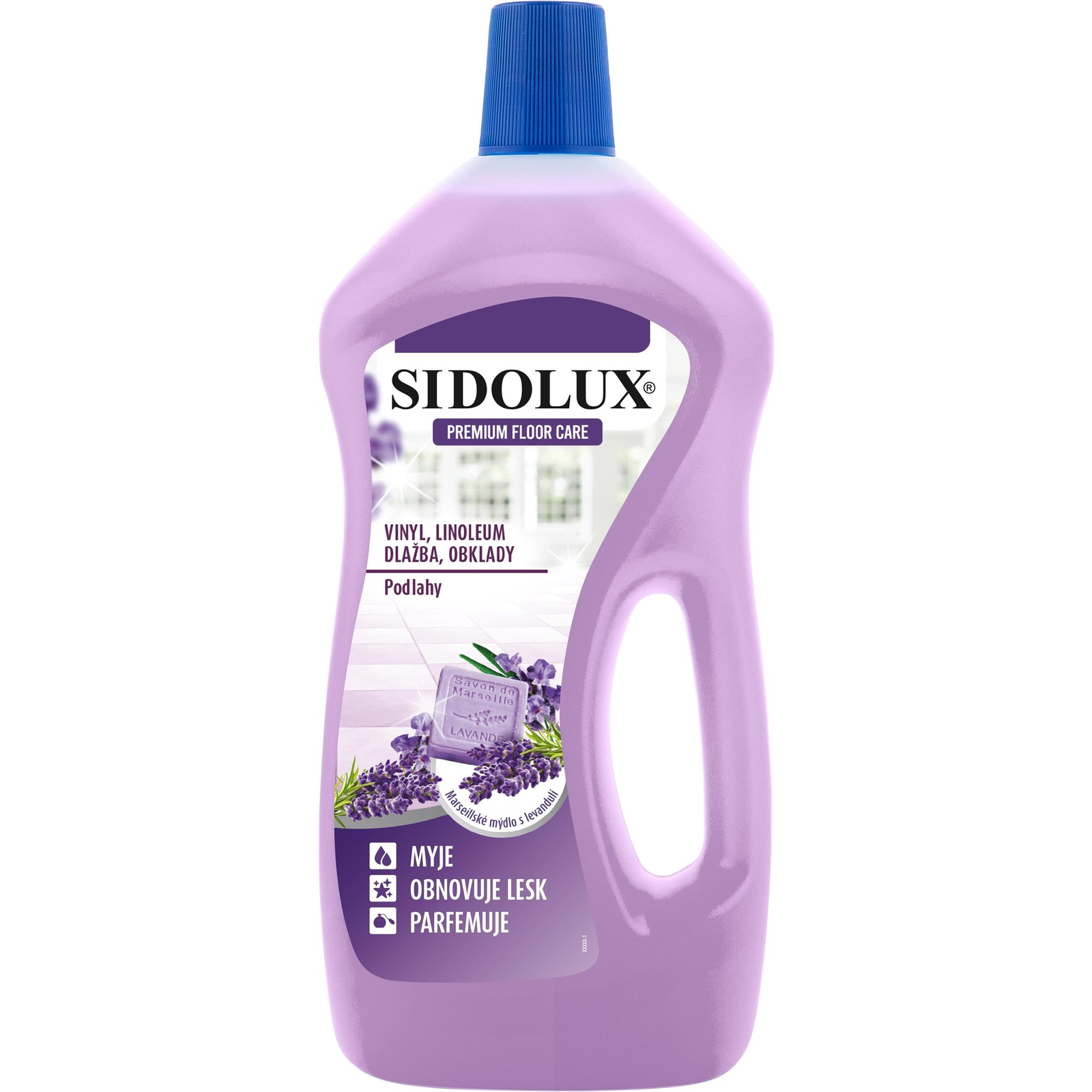 Sidolux Premium Floor Care Marseill Soap with Lavender vinyl- és linóleumtisztító 0.75L (5902986292873) (5902986292873)