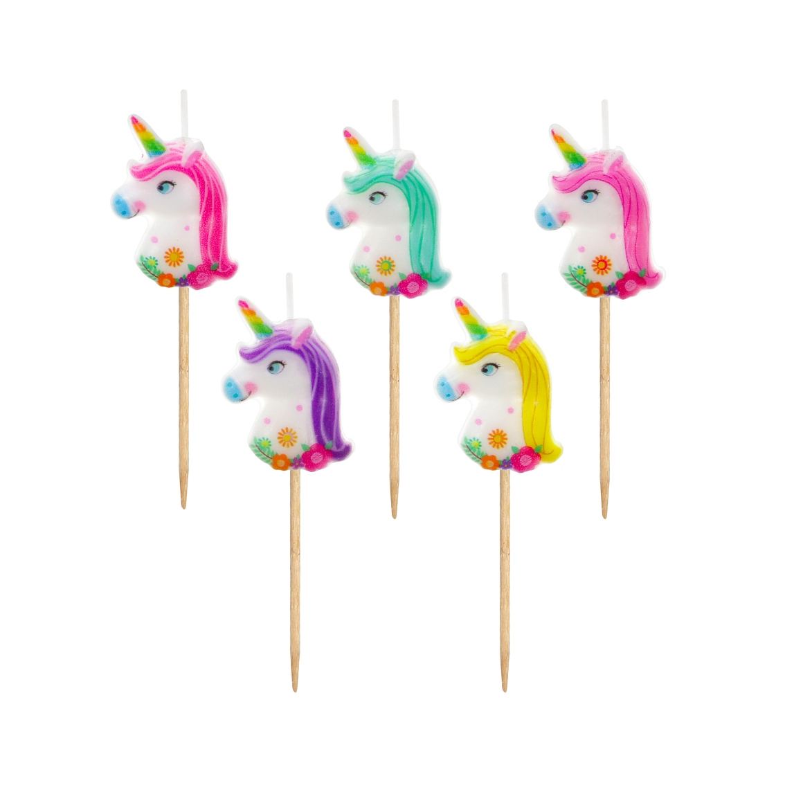 Godan Unikornis témájú gyertya (5 db) (PJEK)