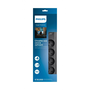 Philips SPN7080BA/60 túlfeszültségvédő Fekete 8 AC kimenet(ek) 2 M