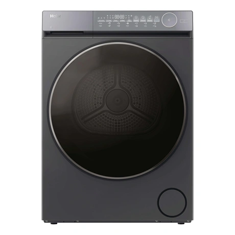 Haier HD90-A367GU1 wasdroger Vrijstaand Voorlader 9 kg Grijs