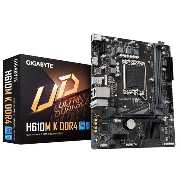 Gigabyte H610M K DDR4 1.0 základní deska Intel H610 Express LGA 1700 Micro ATX