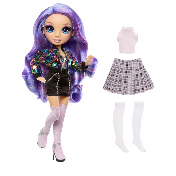 MGA ENTERTAINMENT Rainbow High Style Icons Violet divat baba 431602-EU