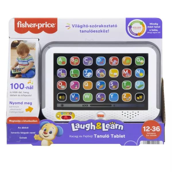 Fisher-Price: Kacagj és fejlődj! Tanuló tablet intelligens fokozatokkal (HXB91) (HXB91)