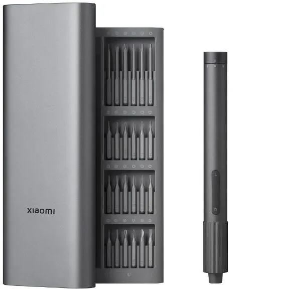 Set 24 Surubelnite de precizie, Xiaomi, Otel/Aluminiu, Gri inchis
