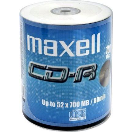 CD-R80 MAXELL, 700MB, 52x, 100 buc