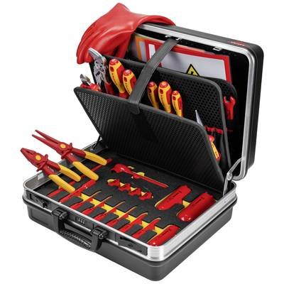 KNIPEX Basic E-Mobilität (00 21 05 EV) Szerszámos hordtáska, tartalommal (H x Sz x Ma) 465 x 410 x 200 mm (00 21 05 EV)