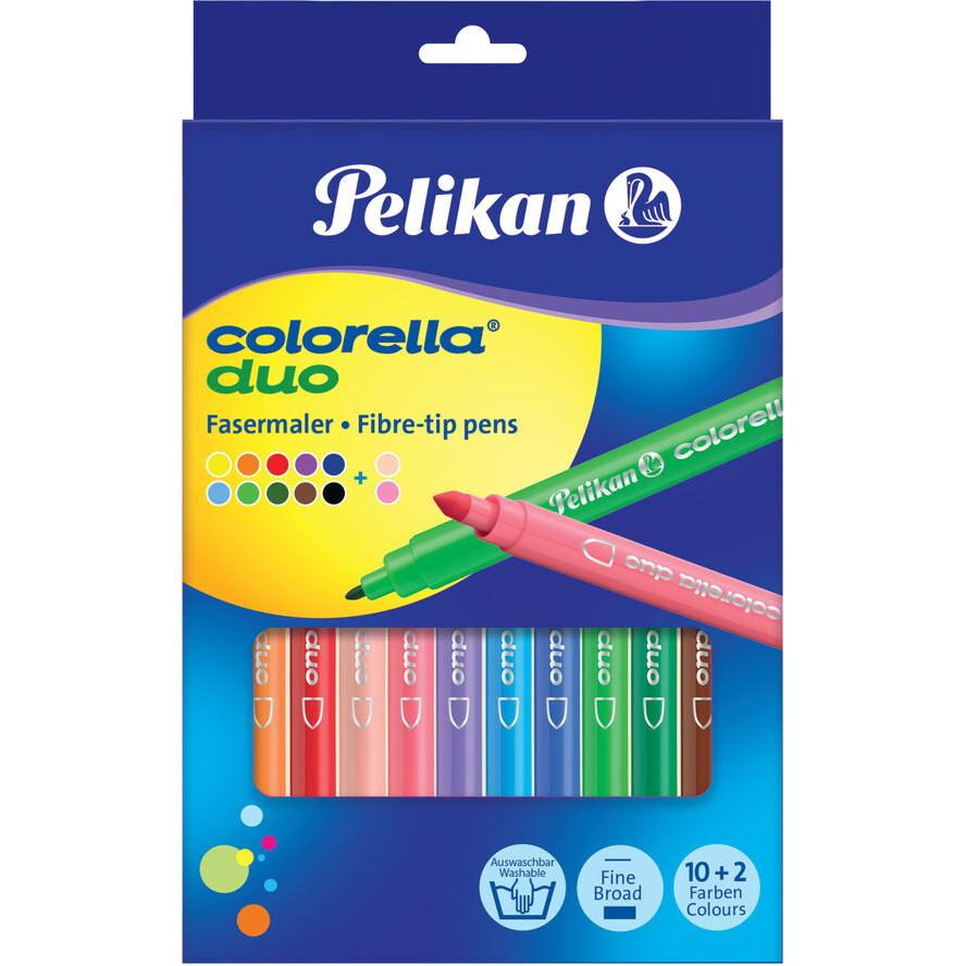 Pelikan Colorella duo C407 Filctoll készlet - 12 szín (813846)