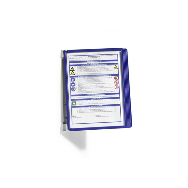 DURABLE Vario Wall 5, falra szerelhető, 10 zseb, A4, kék - 5 db