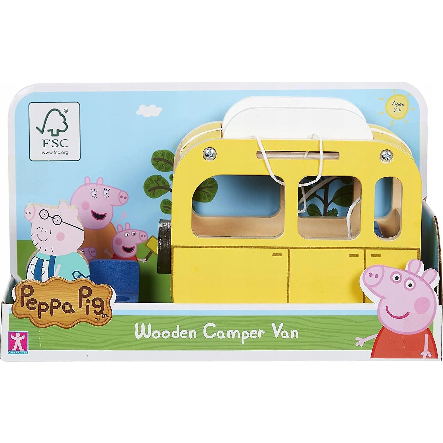 Peppa Malac Fajáték - Lakókocsi Papa Malac Figurával (GXP-802559)