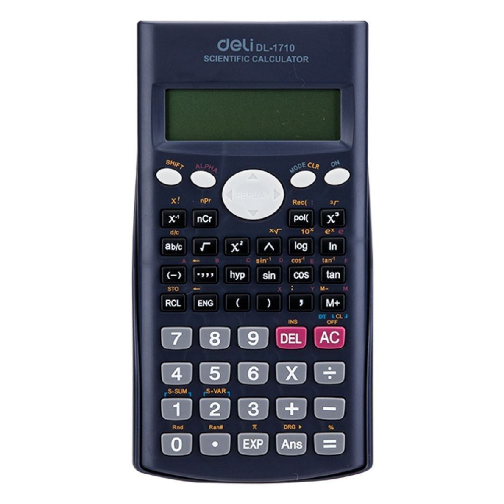 Deli Core DL-1710 tudományos számológép 240 funkció fekete (DEL01710) (DEL01710)