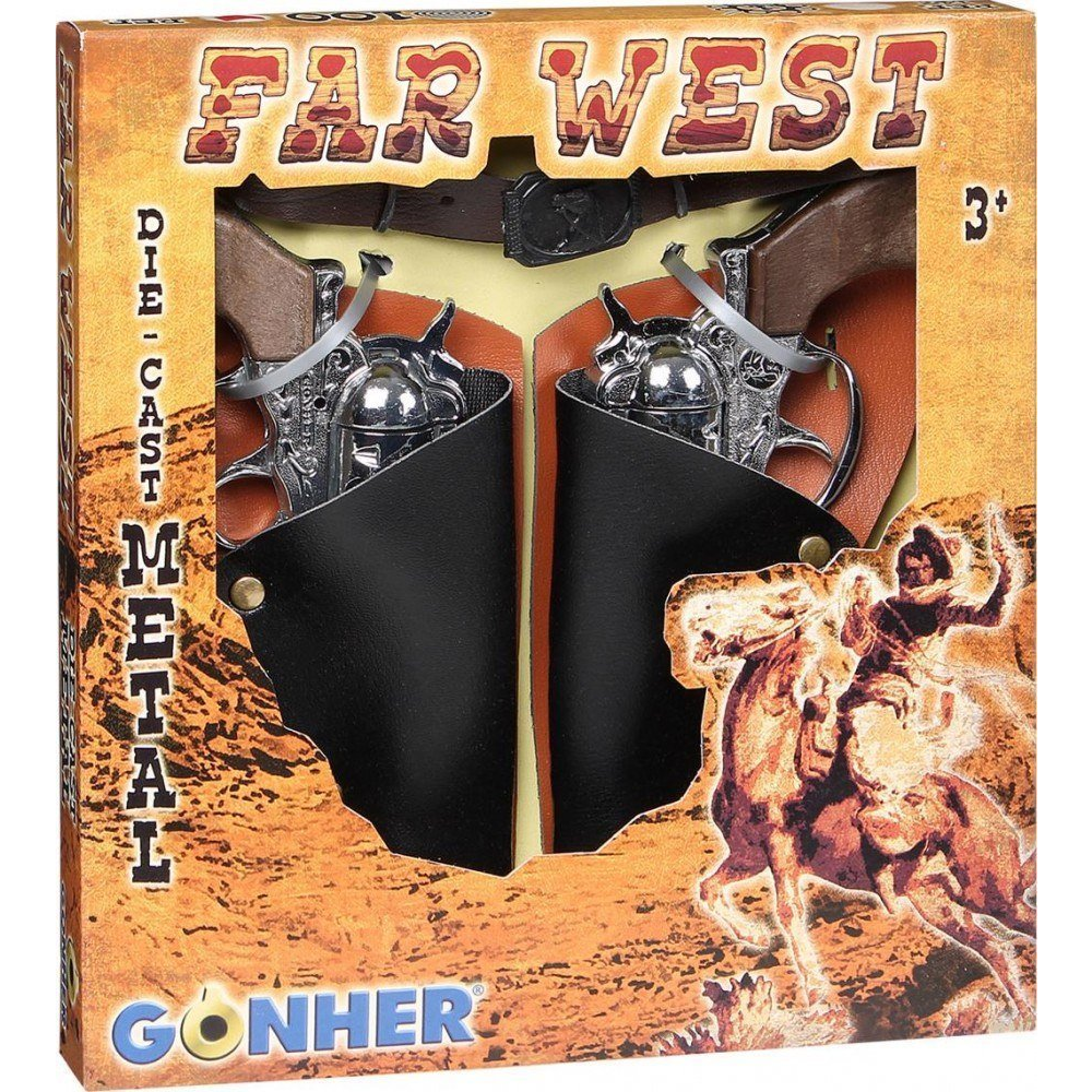 Cowboy Készlet 2 Revolver És Gonher Öv (155148/0)