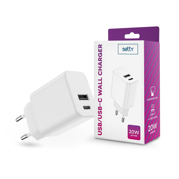 RYCHLÁ SÍŤOVÁ NABÍJEČKA 20W + KABEL PRO IPHONE