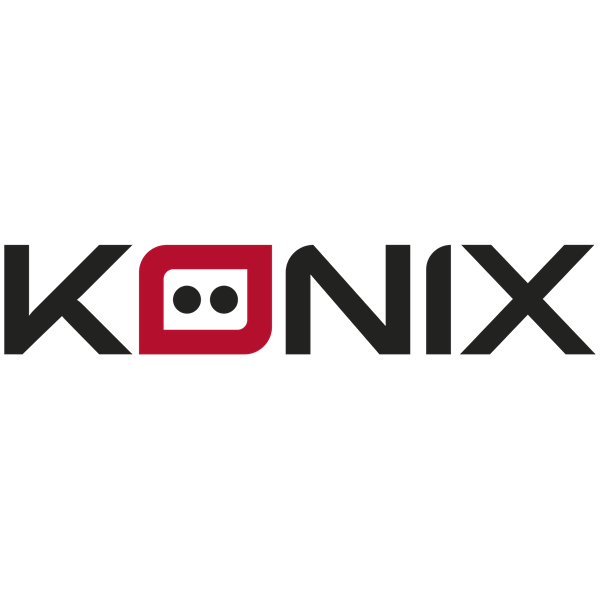 Konix 61889000053 spil-controller Blå, Rød Bluetooth Gamepad Analog Nintendo Switch, Nintendo Switch OLED