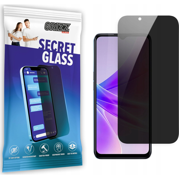  GrizzGlass Szkło prywatyzujące GrizzGlass SecretGlass Oppo A77 5G