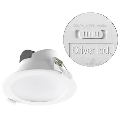 EVN L0900125 EVN Lichttechnik LED-es beépíthető lámpa LED Fixen beépített LED-es 10 W Fehér (L0900125)