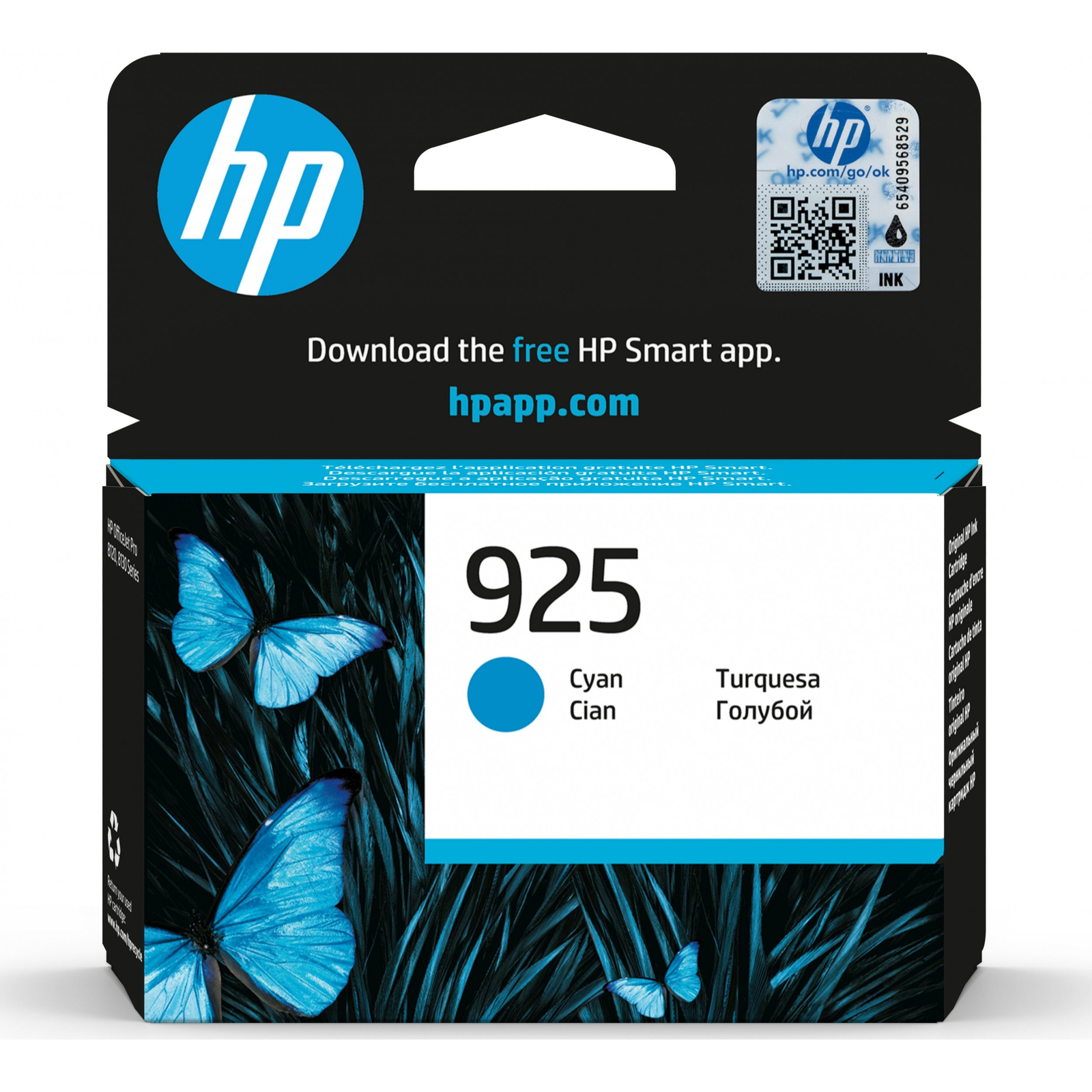 HP 925 Eredeti Tintapatron - Cián (4K0V6PE)